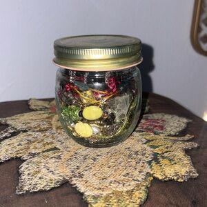 Vintage mini jewelry jar